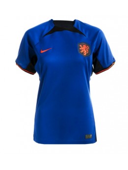 Billige Nederland Bortedrakt Dame VM 2022 Kortermet